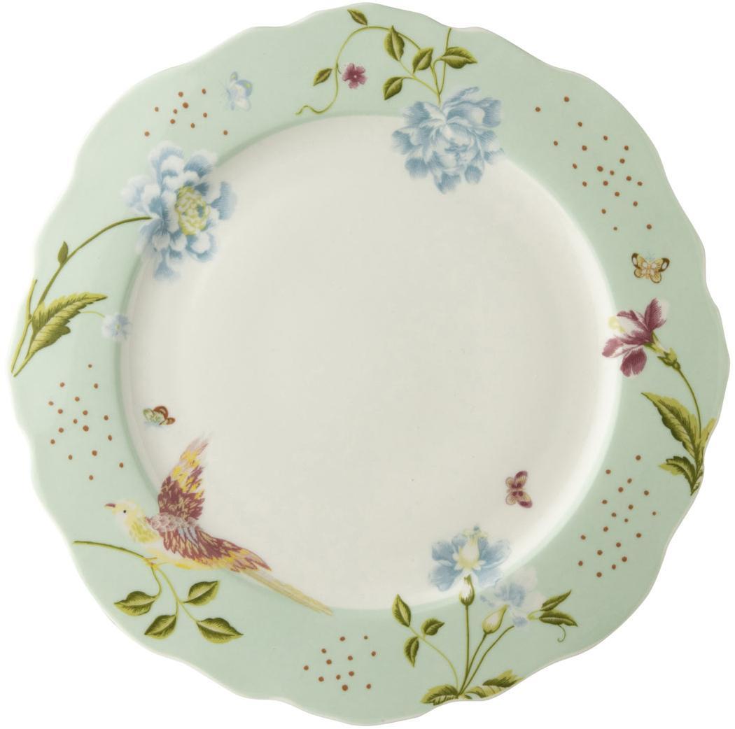 Тарелка Laura Ashley Irregular Mint Uni, 24,5 см 180454