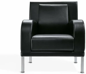 Kastel Кожаное кресло с подлокотниками Kristall