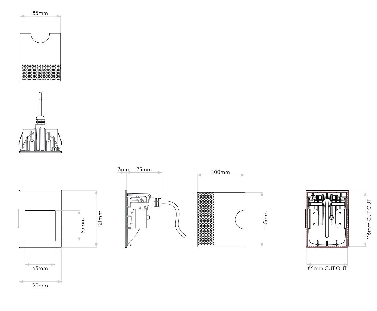 Настенный маркер из нержавеющей стали Astro Lighting Borgo ARCH-00090053 - Вид №4