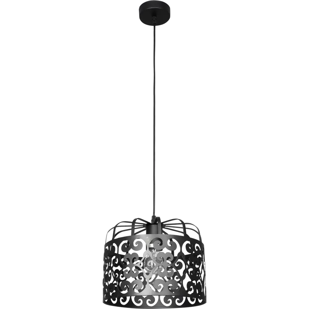 Светильник Charlotte 1xE27x60 Вт, 25 см, цвет чёрный 18737828 STLM-2046127 Toplight 