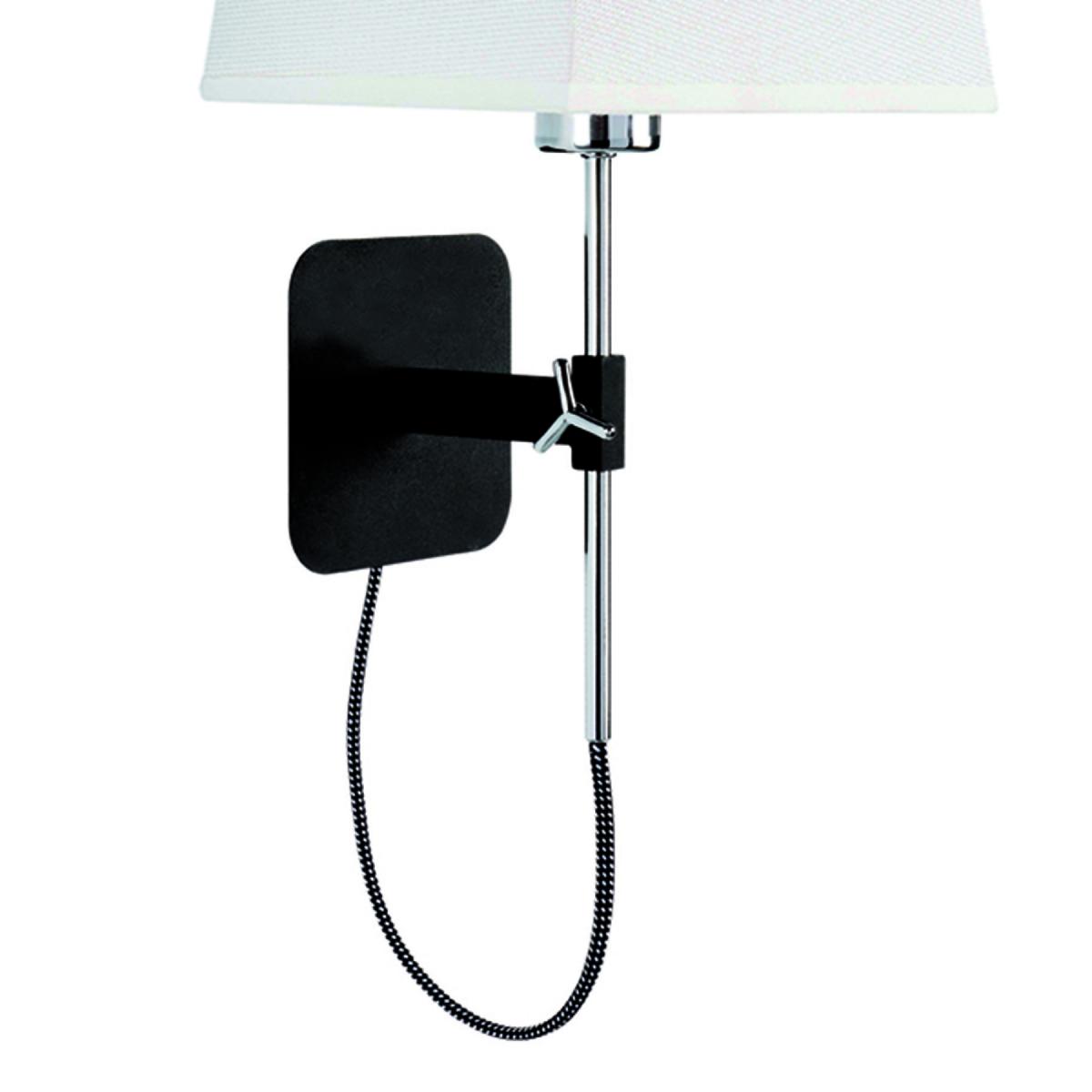 065630 Бра 5319+5239 белый абажур, черная основа Mantra Habana - Вид №4