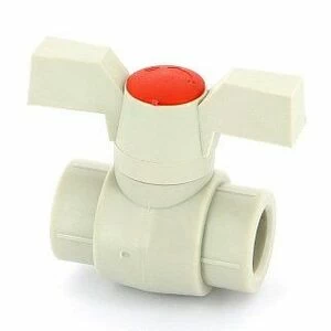 Кран 20 полипропилен шаровой бабочка FV-PLAST