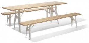 Richard Lampert Скамейка из дерева и стали Ludwig