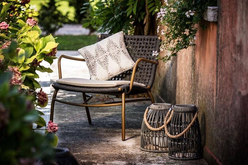 cbdesign Садовое кресло из синтетического волокна с подлокотниками Lara N416n1 - Вид №3