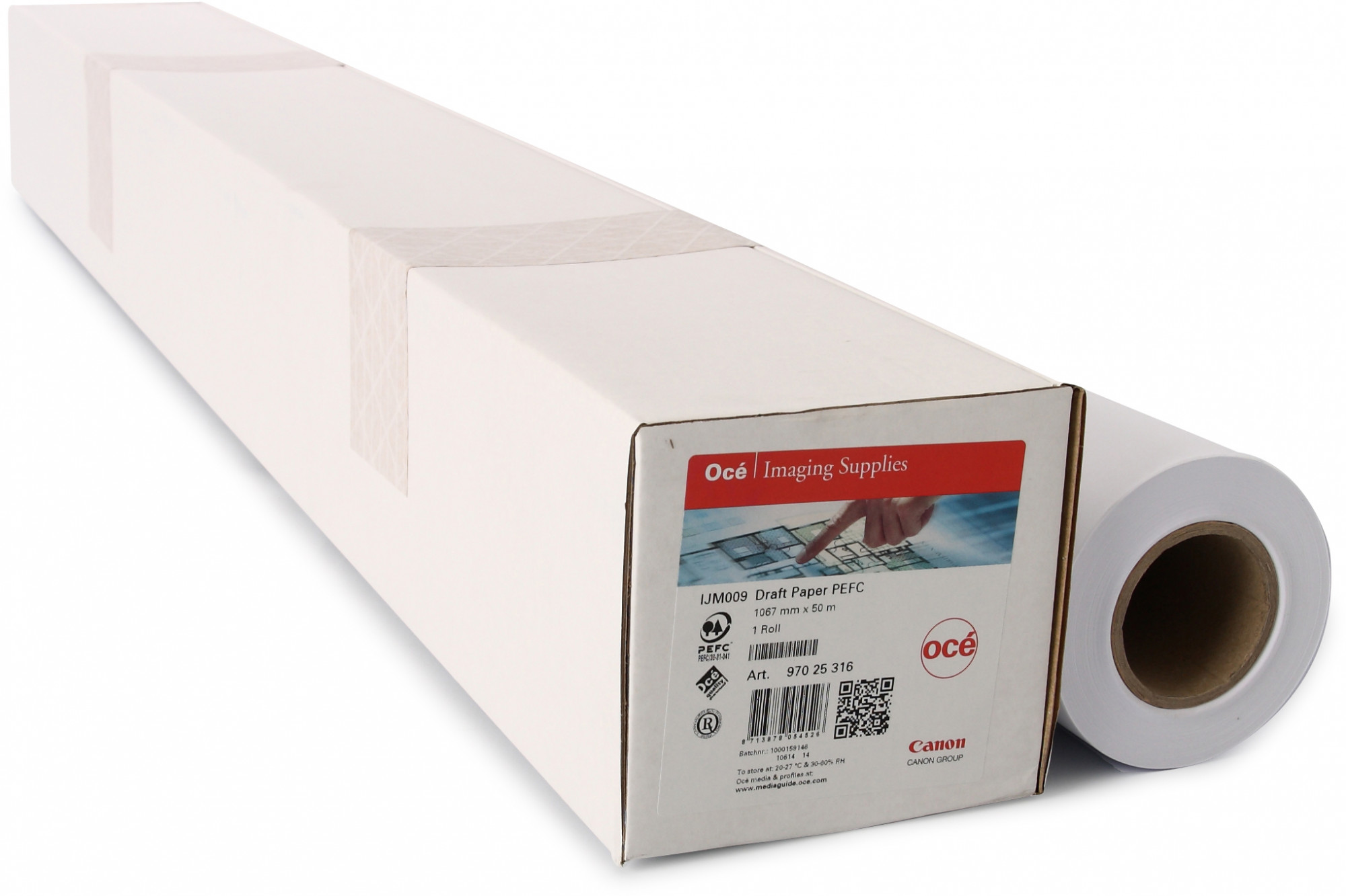 7673B003 Ijm009 oce draft 75 g/m2, 1,067x50 Canon 