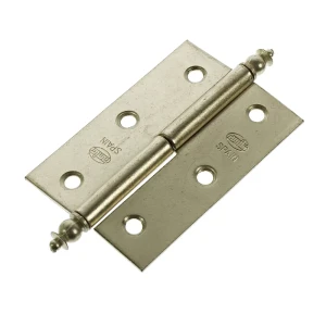 Петля мебельная карточная съёмная правая Amig 541 60x40 мм сталь цвет золото