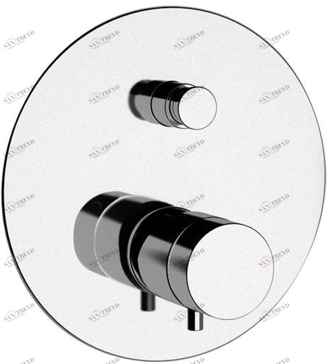 Remer Rubinetterie Смеситель для душа из хромированной латуни с переключателем Minimal thermo Nt 09