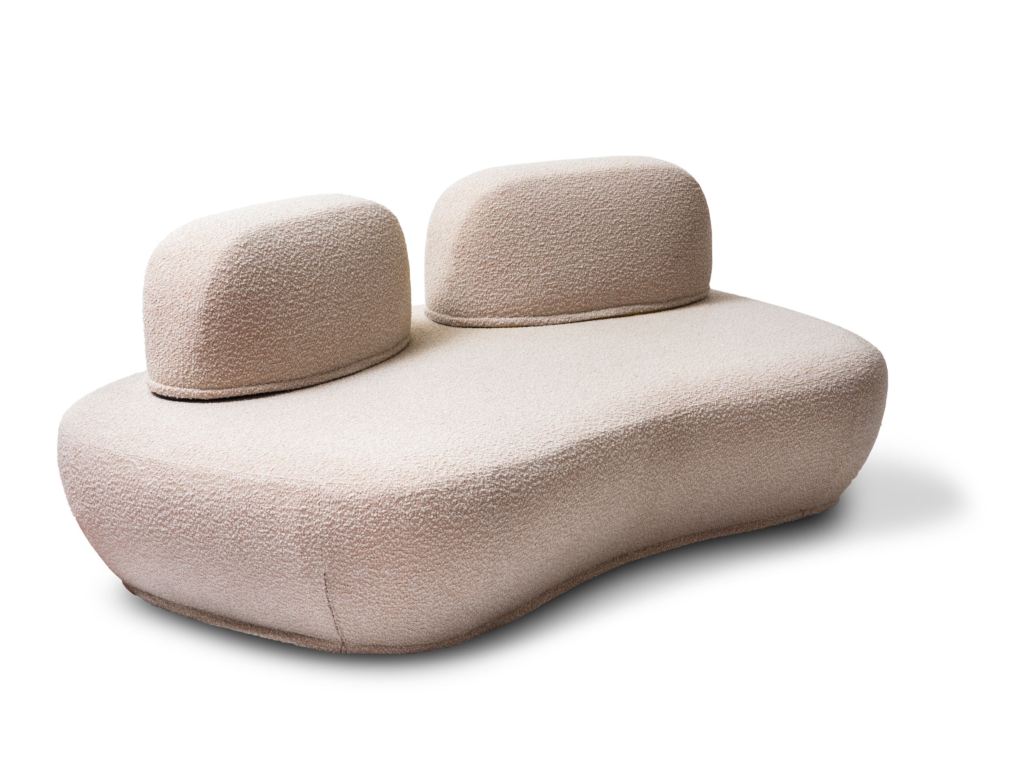 Изогнутый диван из ткани isOnAir ARCH-00140729