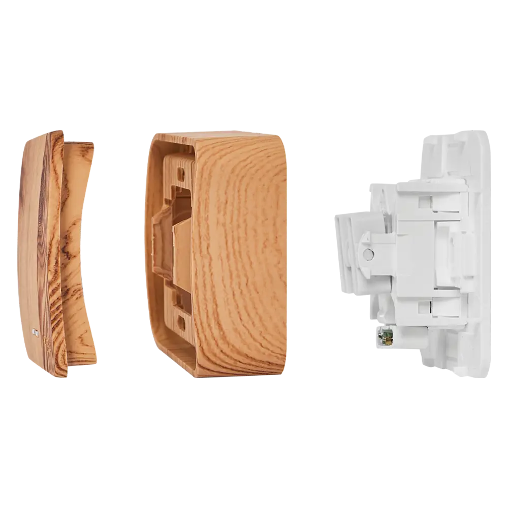 Выключатель накладной Schneider Electric Blanca 2 клавиши цвет ясень 86724500 STLM-2152259 SYSTEME ELECTRIC - Вид №5