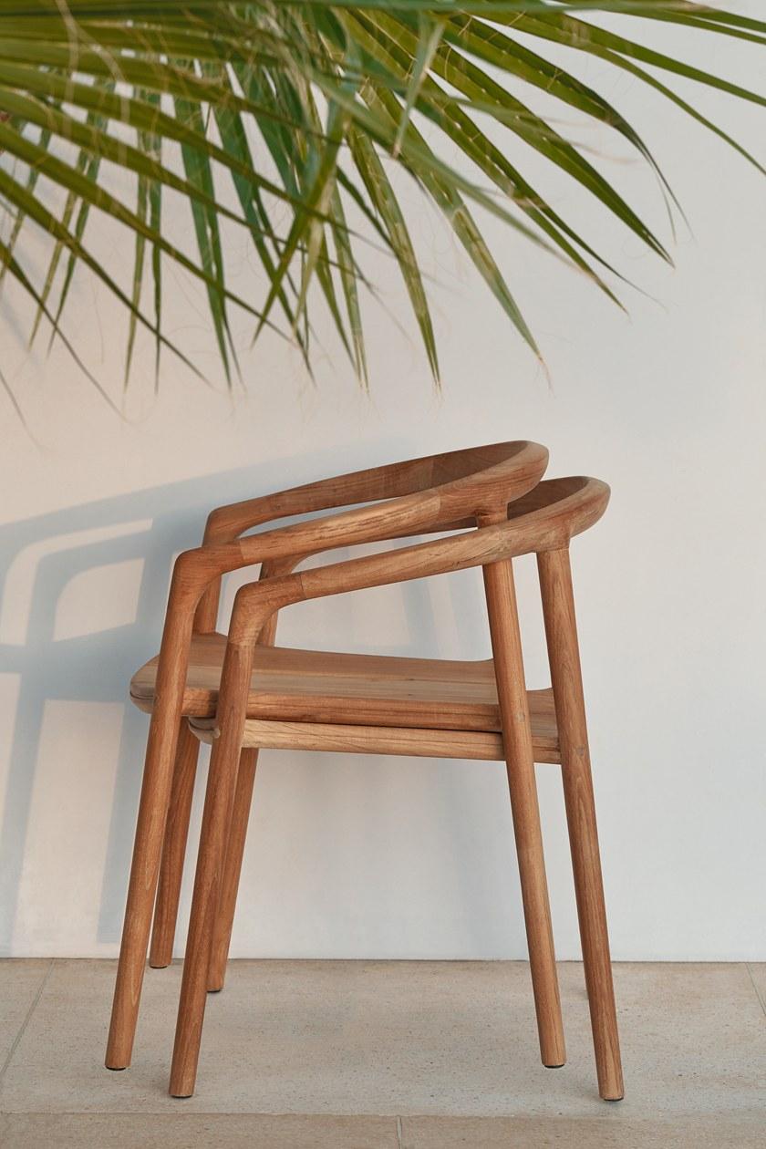 MANUTTI Штабелируемый стул из тика Solid Fs-ch41 - Вид №5
