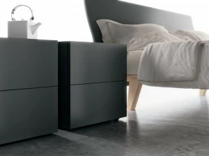 Caccaro Прикроватная тумбочка из лакированной древесины Filnox