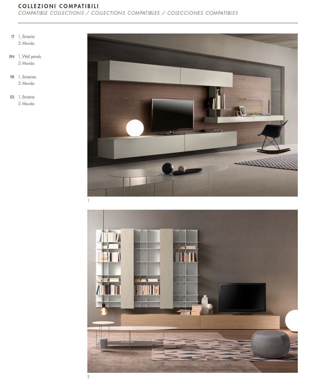 Деревянная оборудованная стена Olivieri CUBE 6 ARCH-00123672 - Вид №34