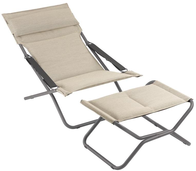 Lafuma Mobilier Раскладной шезлонг с подлокотниками Gordes Lfm2866 - Вид №1