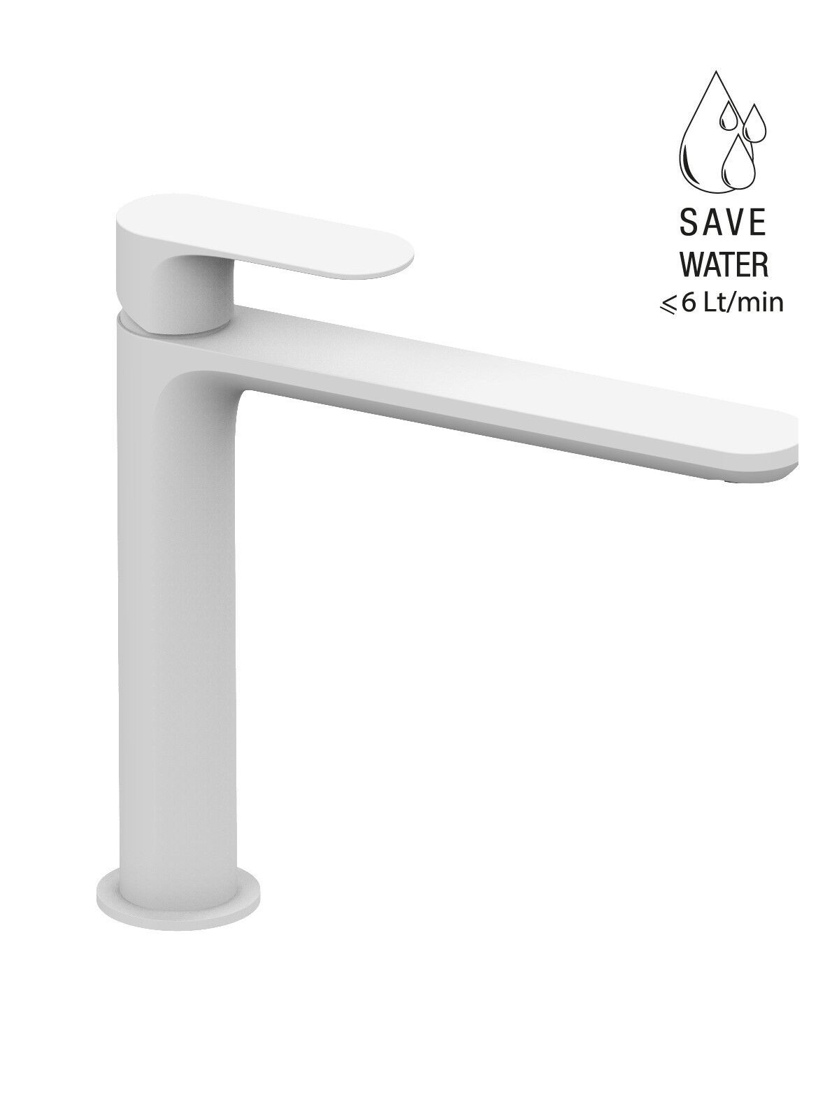 Смеситель для раковины с одним отверстием без слива Rubinetterie Frattini Lea ARCH-00015979 - Вид №4