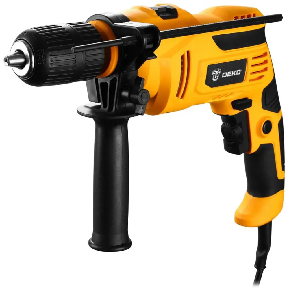 Ударная дрель DEKO DKID700 — профессиональный инструмент для точного сверления 89370290 STLM-0844372