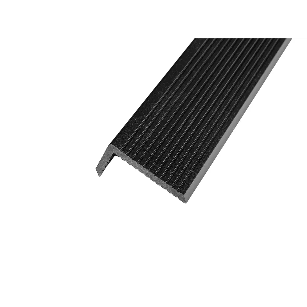 Уголок для террасной доски Groentec 70x35x3000 мм ДПК цвет антрацит STLM-2136260 - Вид №3