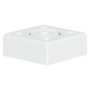 Tech-Krep: Декоративная опора для мебели белая 20×55 мм 89404156