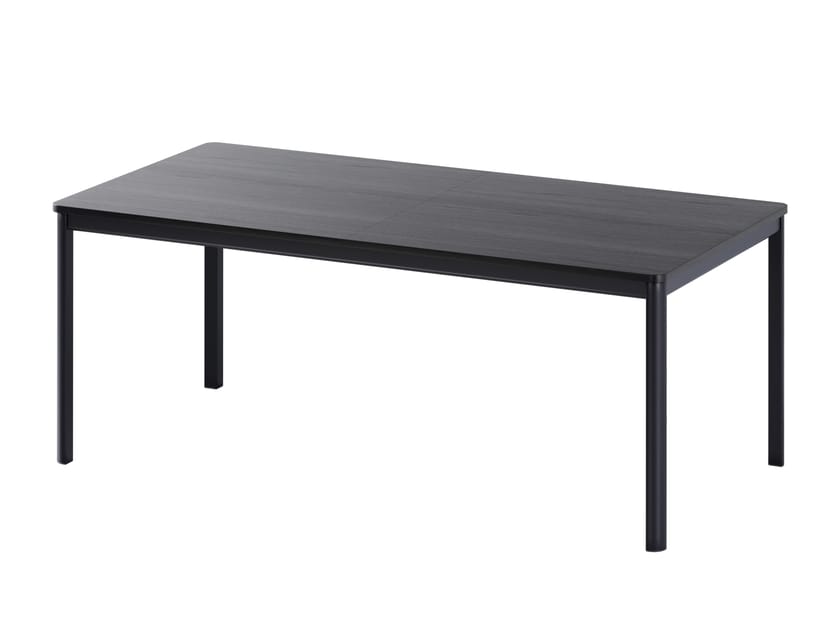 Деревянный шпон прямоугольный выдвижной садовый стол Noah Living Wendel ARCH-00030647