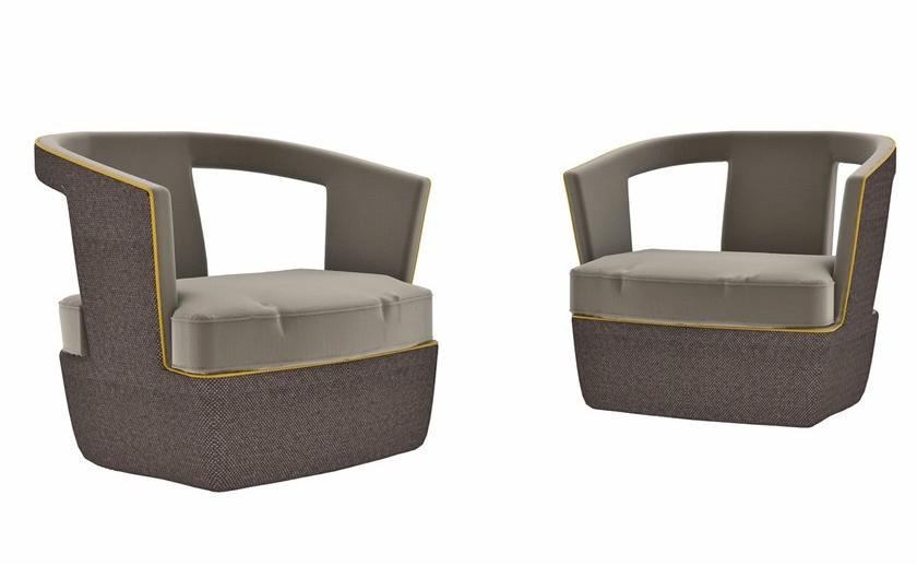 Nube Italia Кресло из ткани с подлокотниками sun-id-1404962 - Вид №4