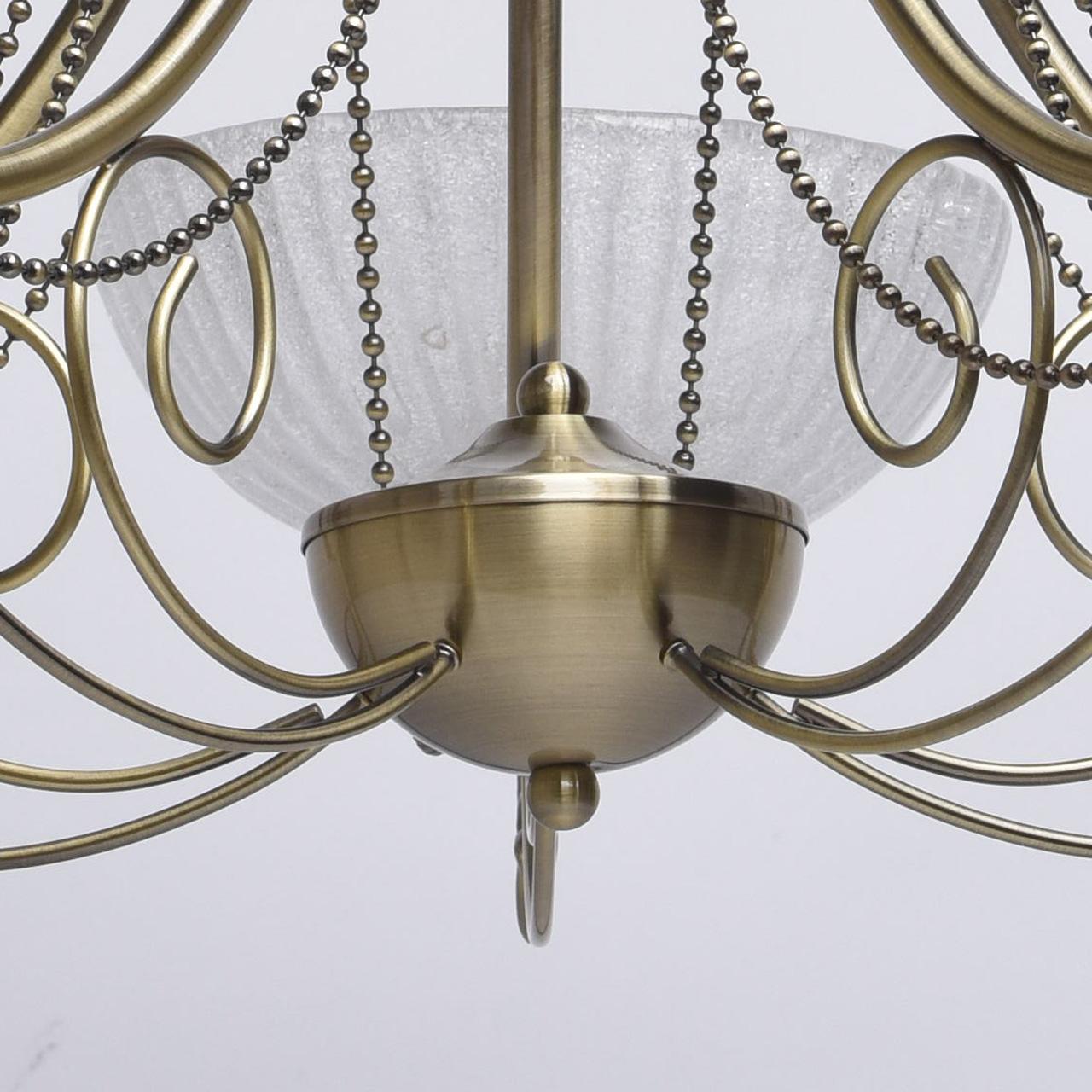 Подвесная люстра MW-Light Фелиция 347017605 белая MW-LIGHT ДИЗАЙНЕРСКИЕ, ФЕЛИЦИЯ 185549 Белый  - Вид №3