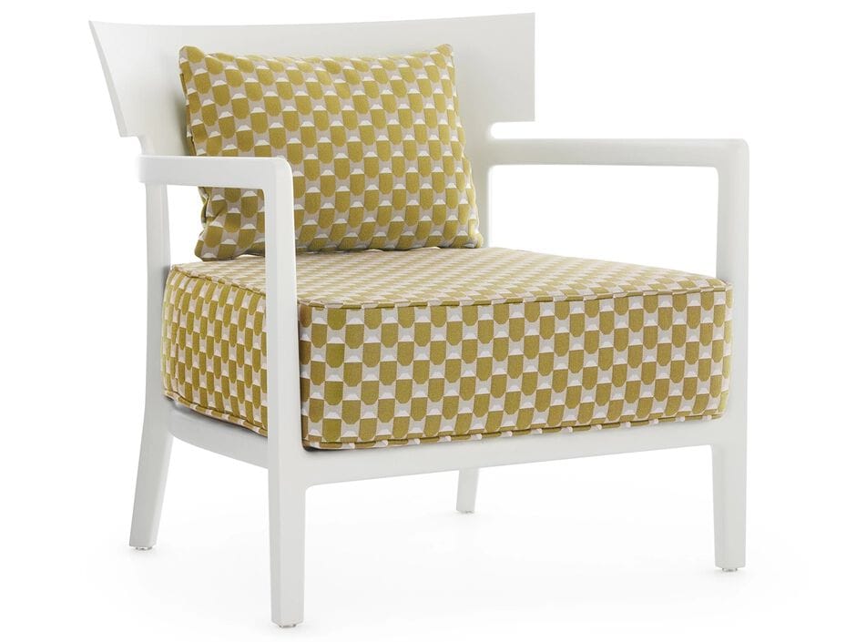 Съемное садовое кресло из поликарбоната и ткани с подлокотниками Kartell CARA LIBERTY ARCH-00029641 - Вид №23