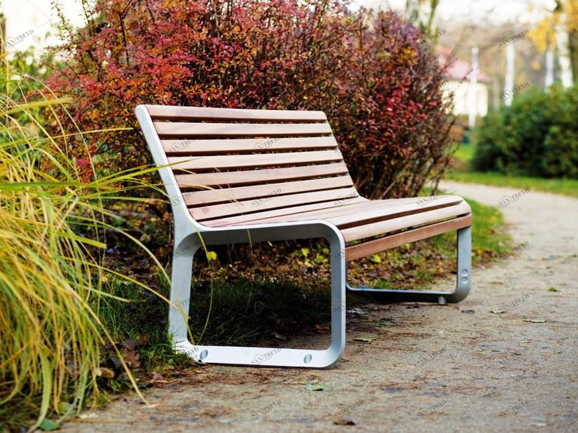 mmcité1 Скамейка из алюминия и дерева Portiqoa sun-id-1455212