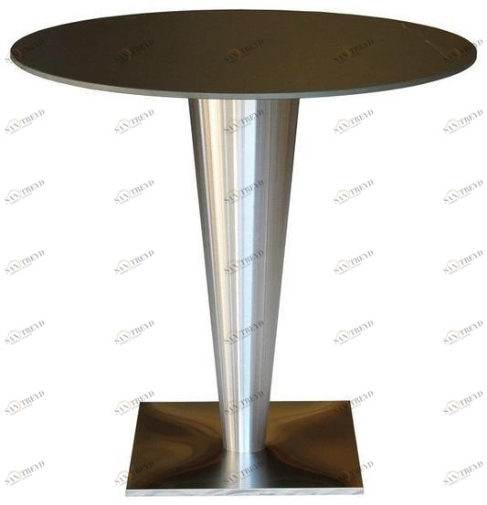 Vela Arredamenti Стол квадратный из нержавеющей стали по контракту Sligel sun-id-1457985