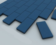 Резиновая брусчатка «кирпич» 20 EcoSpline sun-id-2068841 - Вид №1