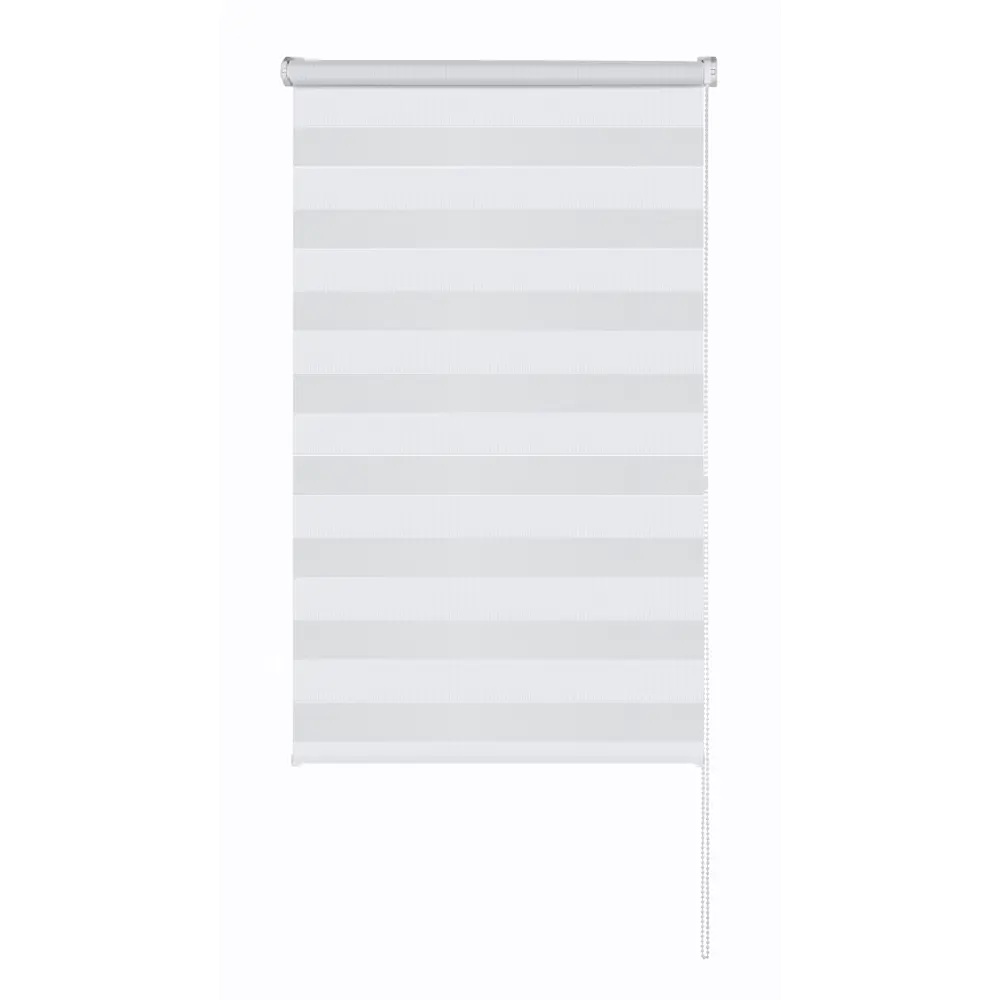 Рулонная штора день-ночь MIAMOZA Петер 160x175 см белая 89411383 STLM-1577948