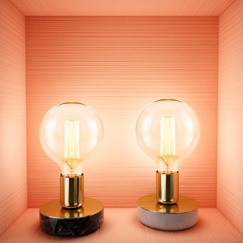 KAISHI Настольная лампа из мрамора Candle Ks6313t - Вид №5