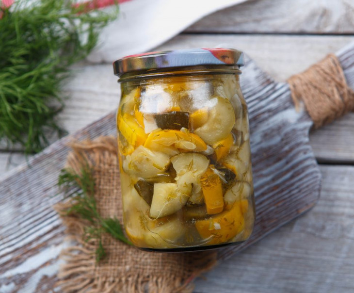 2122 Цукини маринованные Вкусляндия  - Вид №1