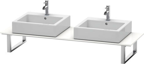 XL048C01818 X-Large Консоль для накладных раковин и встраиваемых умывальников Белый матовый, декор Duravit - Вид №2
