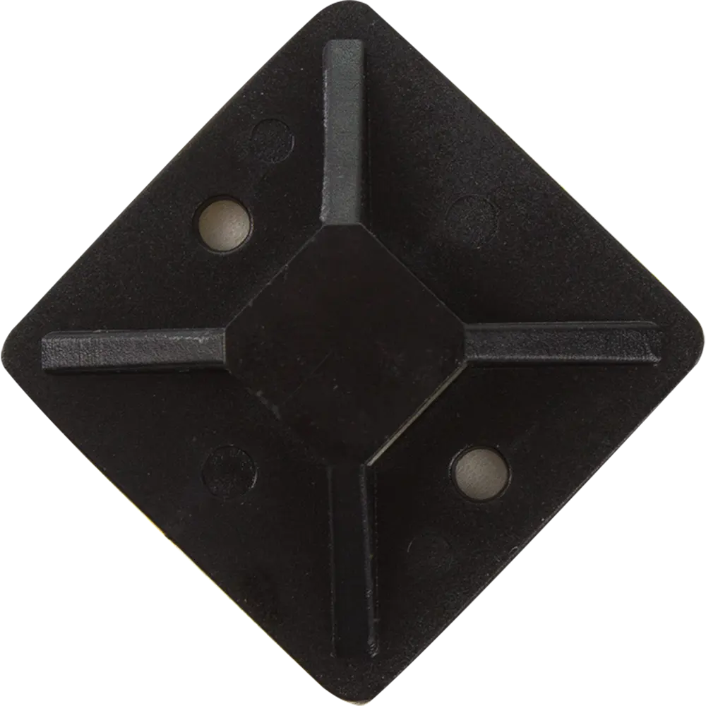 Самоклеящаяся площадка IEK для кабельных стяжек 30×30 мм 12443060