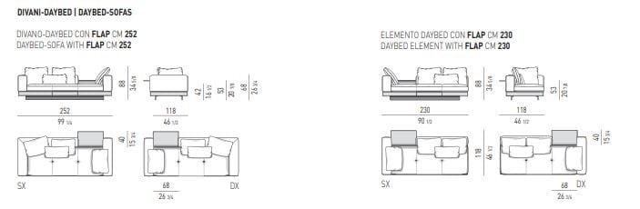 Кожаный диван Minotti Коннери ARCH-00151868 - Вид №3