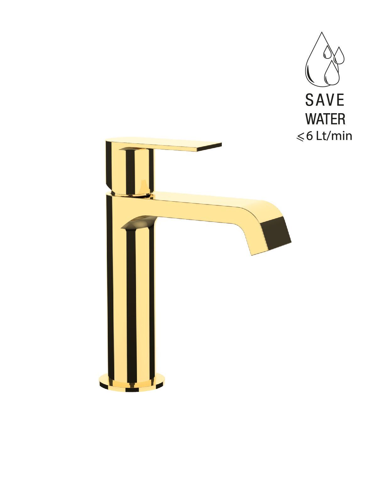 Однорычажный смеситель для раковины без слива Rubinetterie Frattini Птолемей ARCH-00016086 - Вид №8