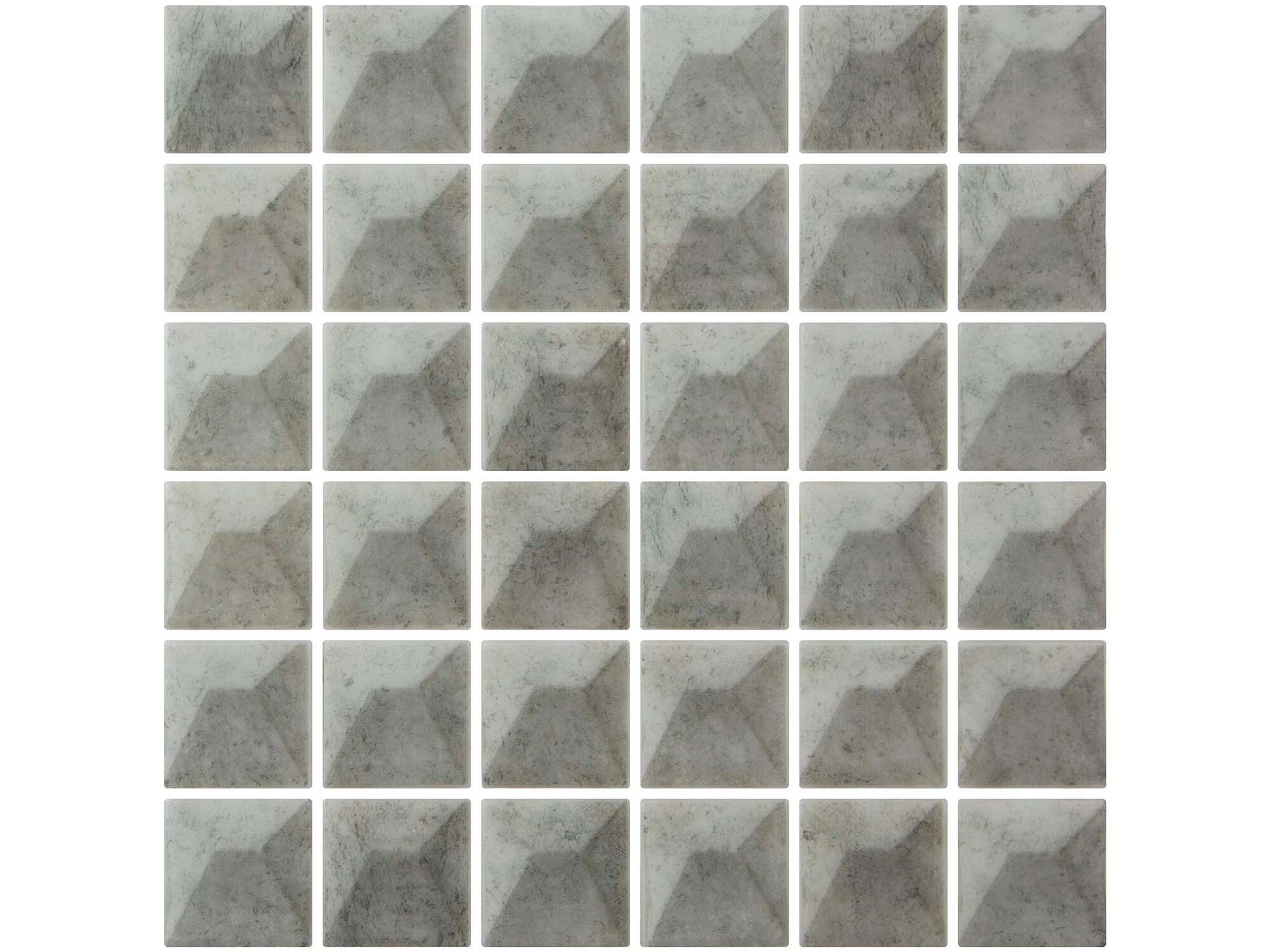 Переработанная стеклянная мозаика Onix пирамида ARCH-00018602