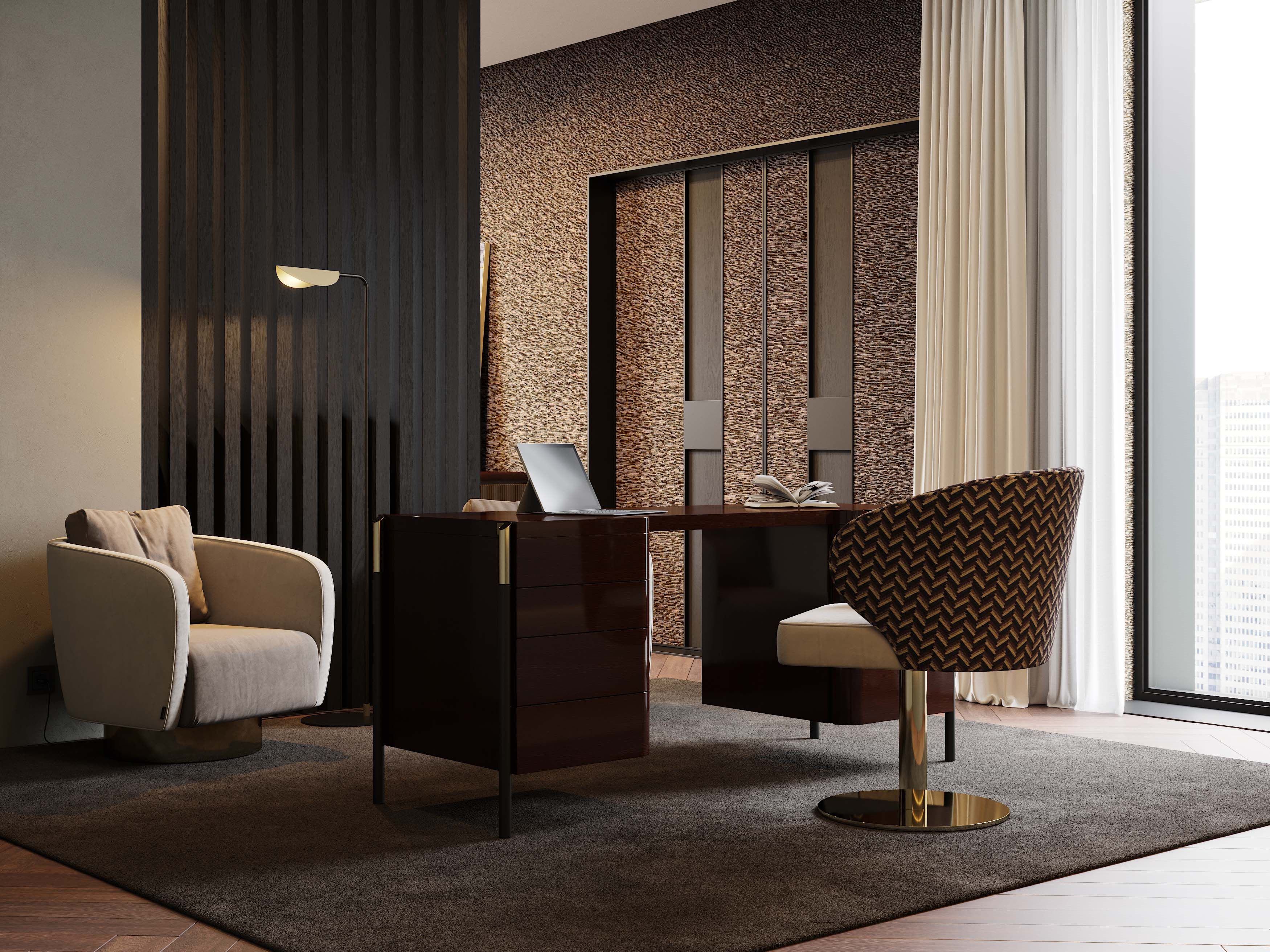 Бархатное кресло с подлокотниками Stylish Club His &amp ARCH-00083062 - Вид №14