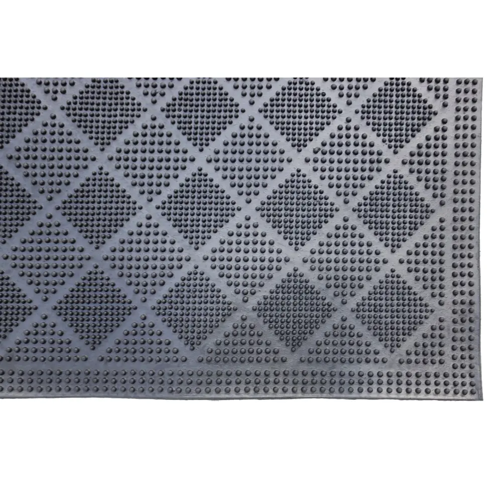 Коврик грязезащитный Mix Mat Rhomb 40x60 см резина цвет черный 89413975 STLM-2117589 Santreyd  - Вид №2