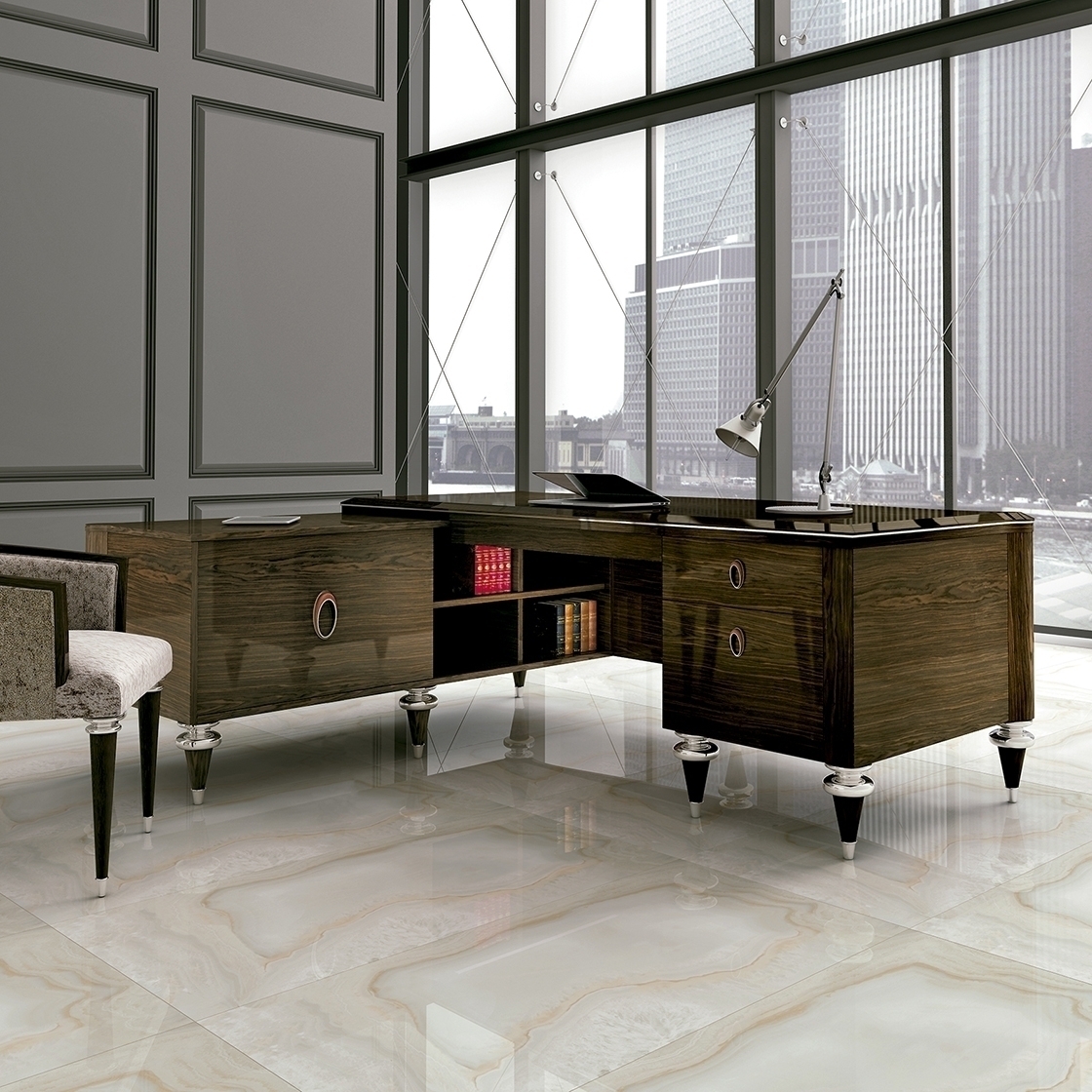 106359 Письменный стол 21204 210x192 см шпон Llass Agora Santreyd - Вид №1