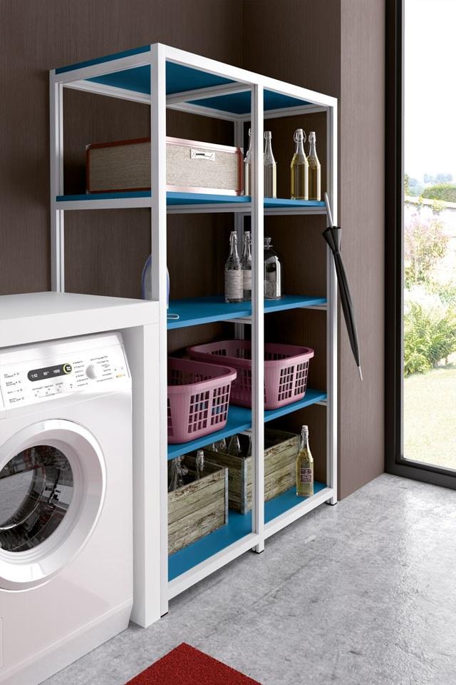 Archeda Постирочный шкаф из нпл с раковиной Laundry sun-id-1464134 - Вид №3