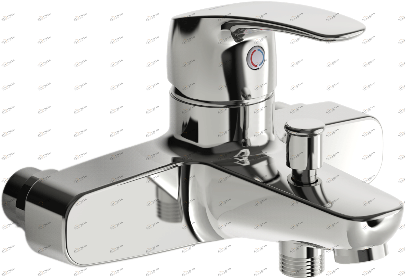 Oras 1040 Cмеситель для ванны и душа 1040 Safira Хром 