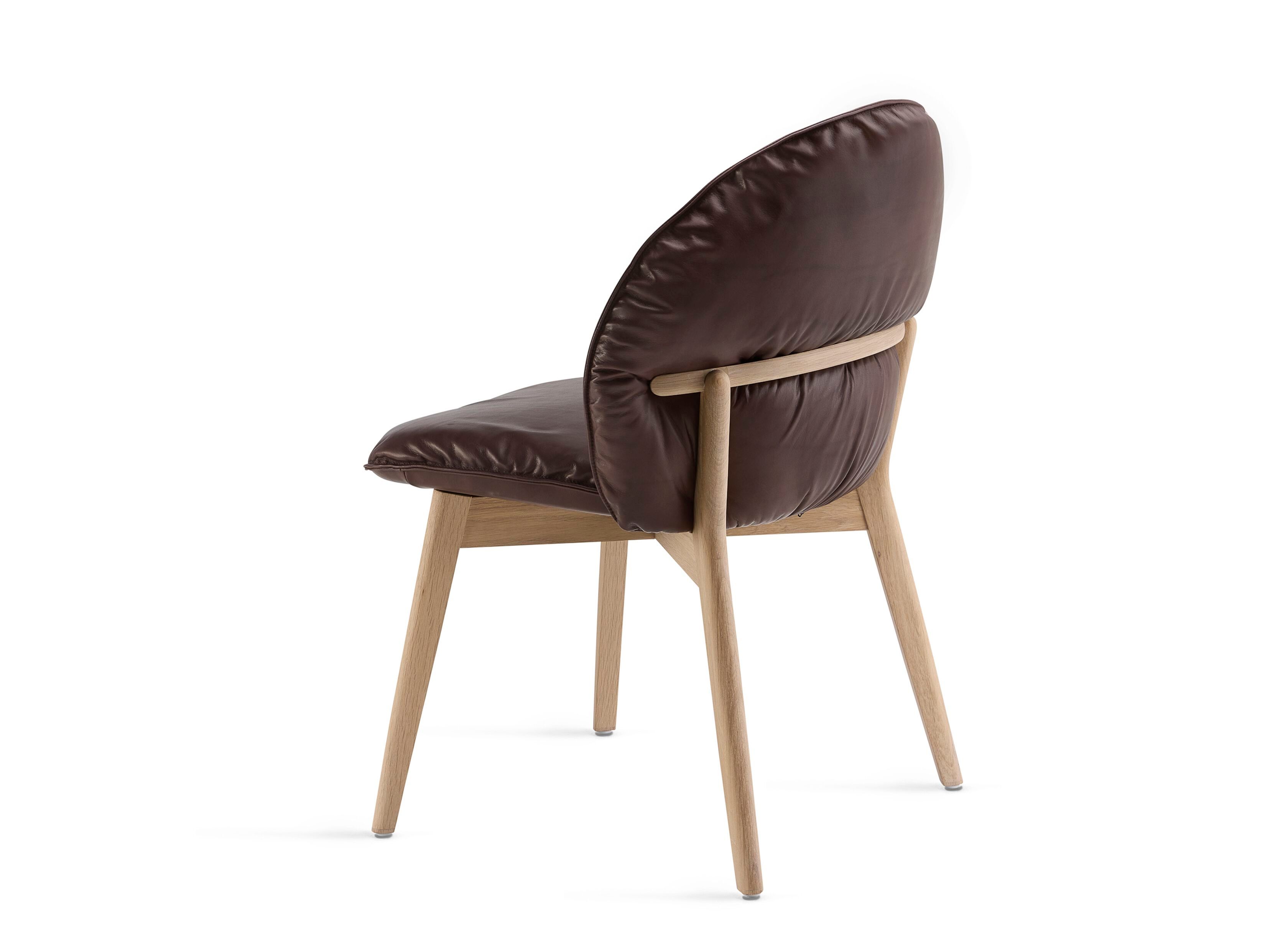 Кожаный мягкий стул без подлокотников Freifrau Marie ARCH-00129602 - Вид №4