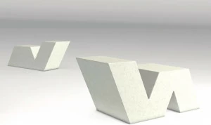 Manufatti Viscio Реконструированное уличное сиденье из камня Viceversa