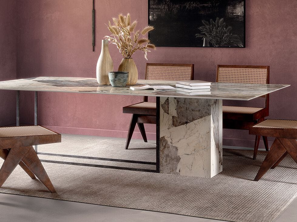 Прямоугольный стол из керамогранита CERAMICA FONDOVALLE SHAPE ARCH-00152386