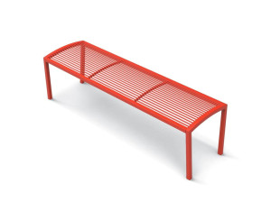 Оцинкованная стальная скамья без спинки