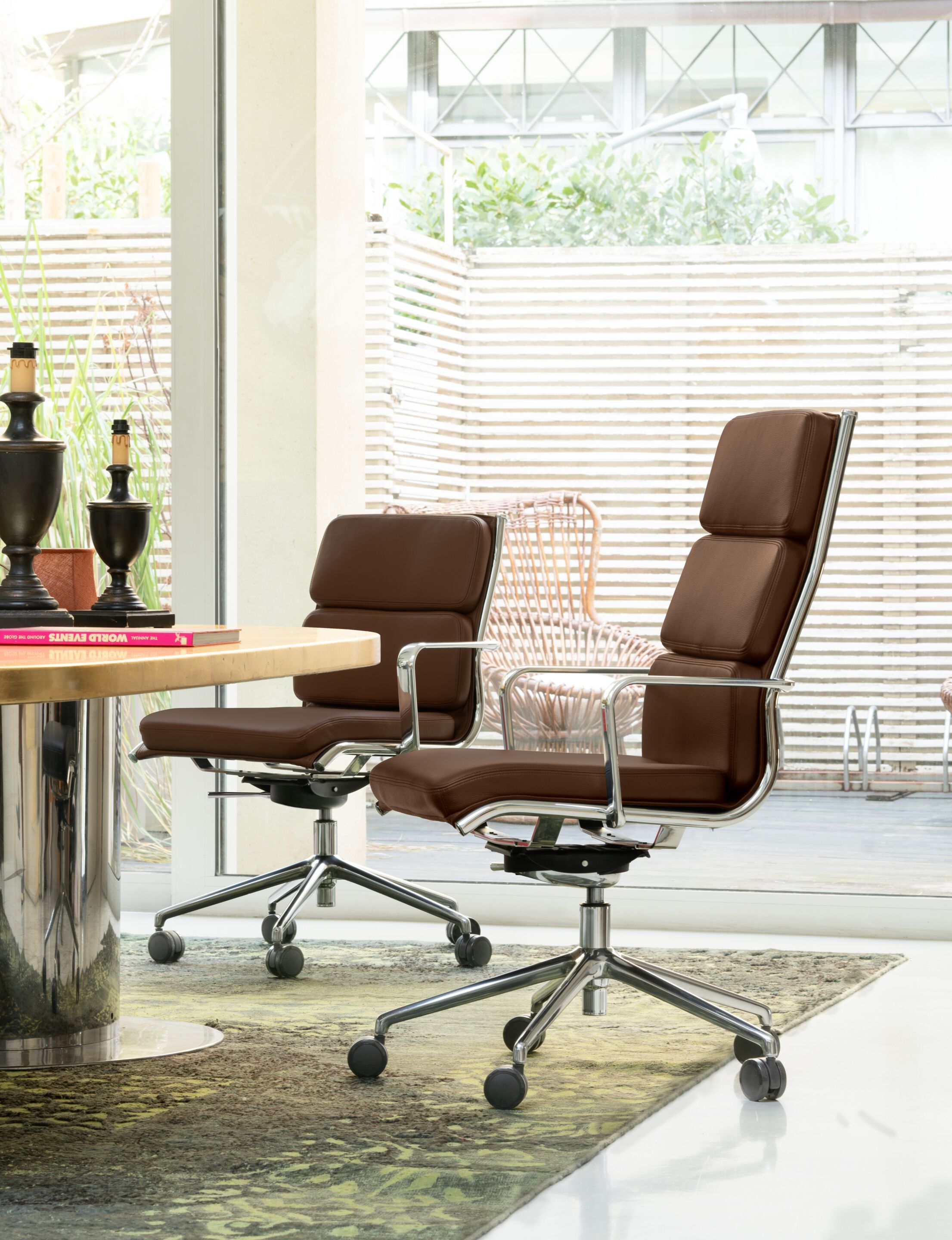 Регулируемое по высоте офисное кресло руководителя с подлокотниками 5 спиц Quinti Sedute The Season ARCH-00117651 - Вид №4