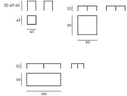 Living Divani Квадратный журнальный столик из hpl Era sun-id-1427236 - Вид №6