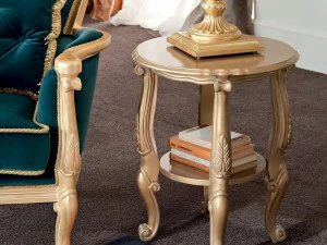 Modenese Gastone Круглый сервисный столик с журнальной стойкой Bella vita