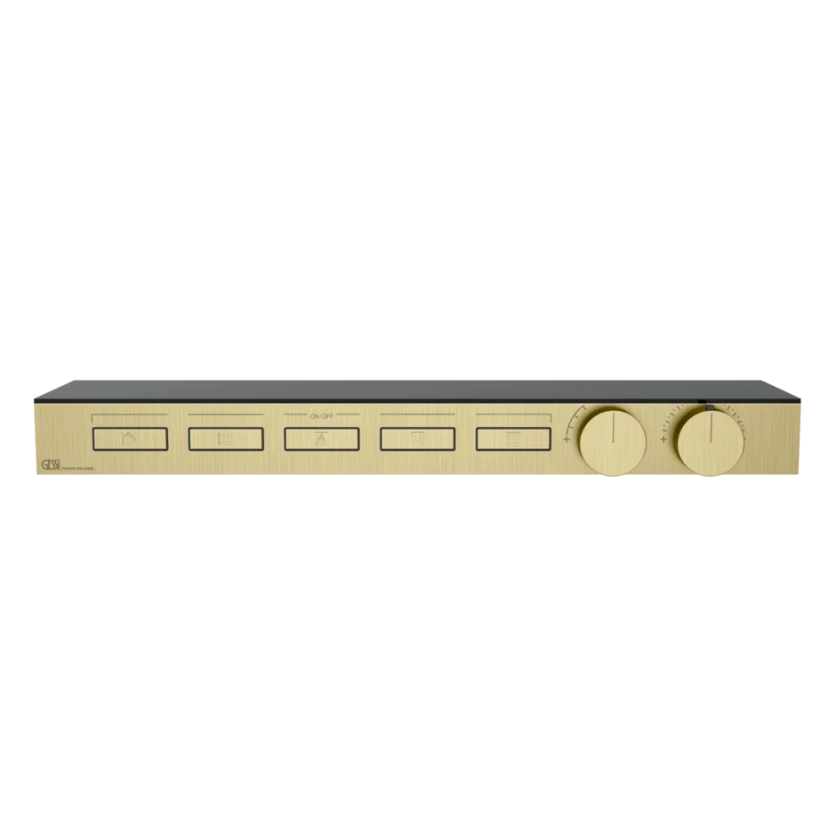 Смеситель для душа 63028 727 Gessi Hi-fi ЛАТУНЬ МАТОВАЯ PVD 63028727