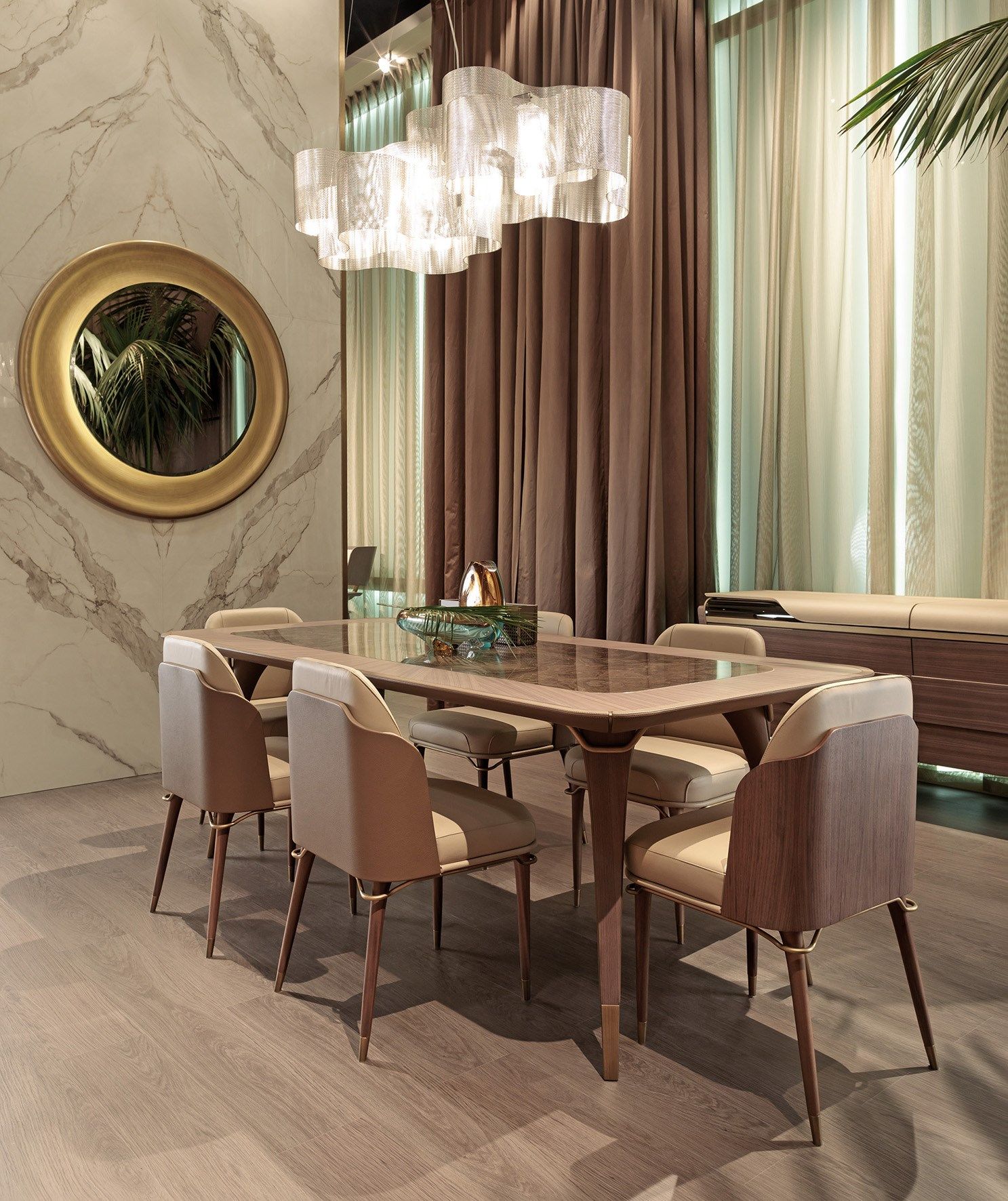 Кожаный мягкий стул Turri Melting Light ARCH-00143327 - Вид №3